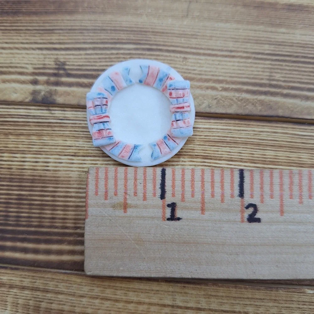 Vintage 1994 replacement Plate For Raggedy Andy‎ Tea set 7 In. Popular Imports
